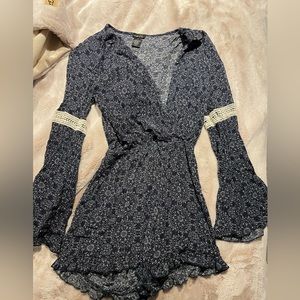 blue romper